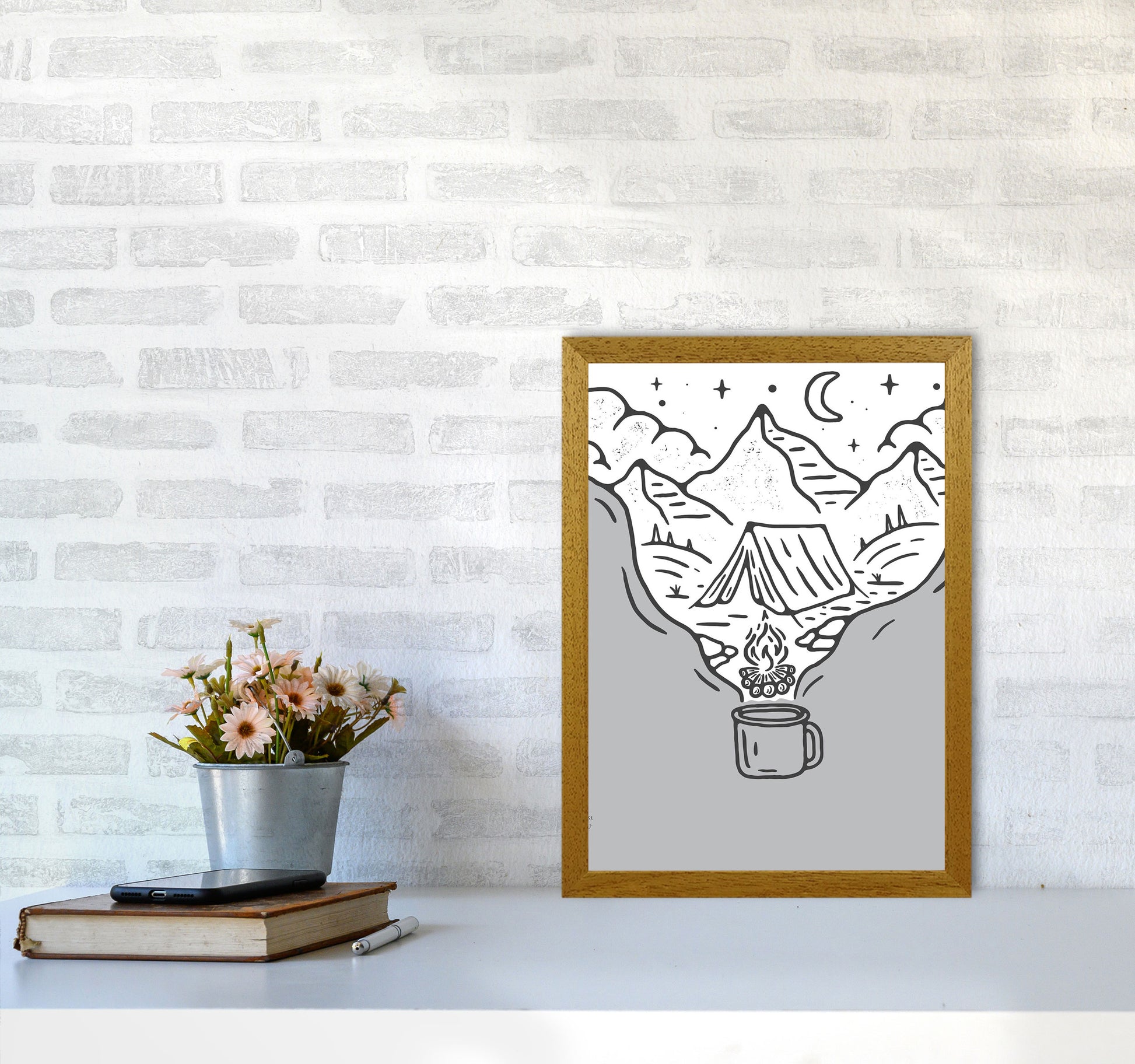 It All Started With Coffee Art Print by Jason Stanley A3 Print Only