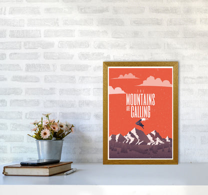 The Mountains Are Calling Art Print by Jason Stanley A3 Print Only