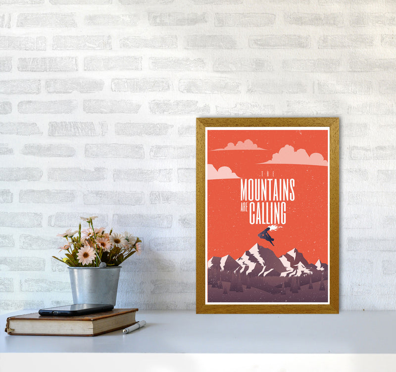 The Mountains Are Calling Art Print by Jason Stanley A3 Print Only
