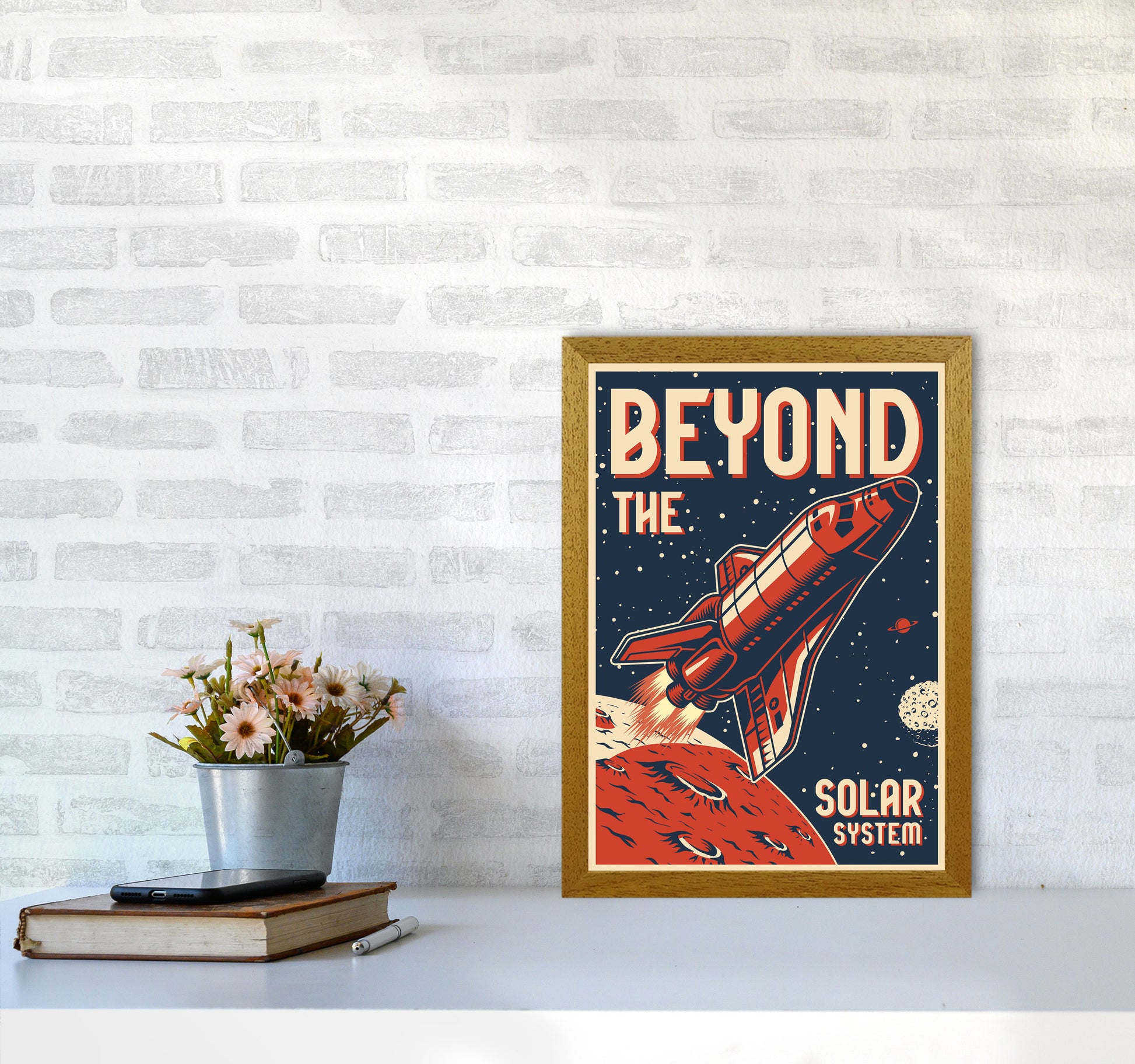 Outer Space Series - #14 Art Print by Jason Stanley A3 Print Only