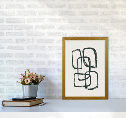 Modern Abstract Shapes 3 Art Print by Jason Stanley A3 Print Only