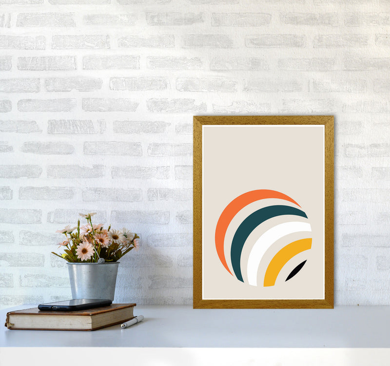 Retro Geometric Circle 1 Art Print by Jason Stanley A3 Print Only