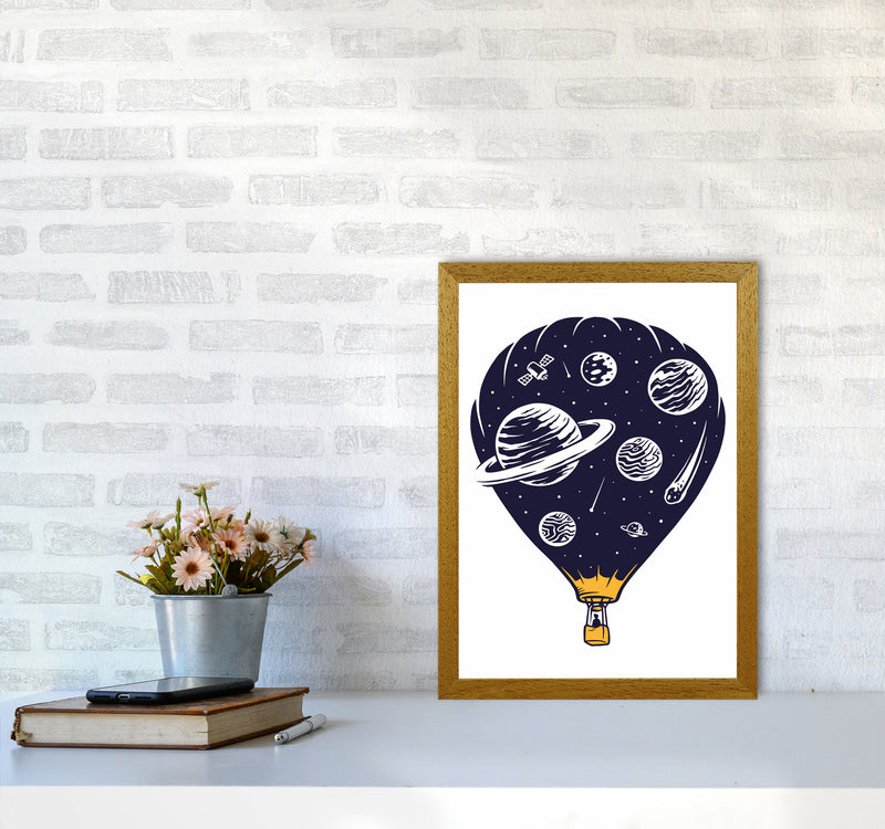 Hot Air Baloon Universe Art Print by Jason Stanley A3 Print Only