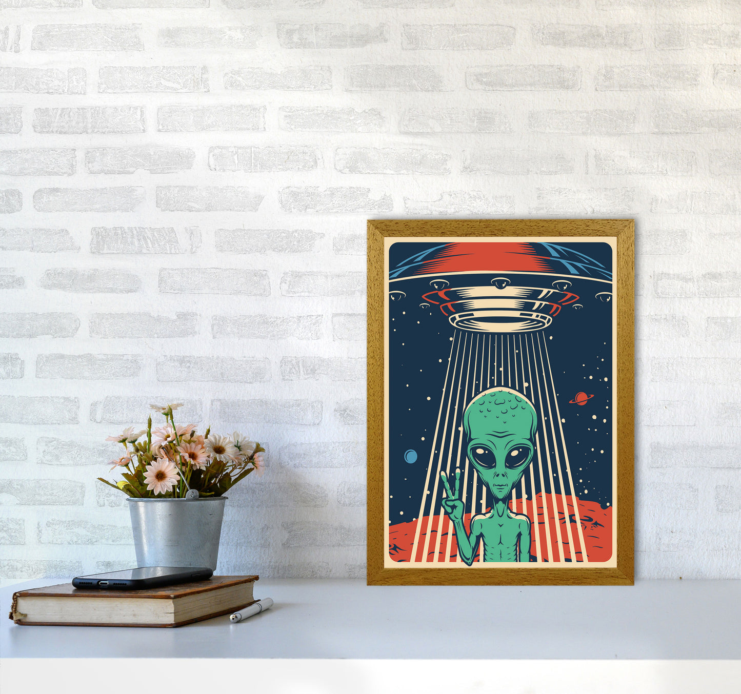 Outer Space Series - #5 Art Print by Jason Stanley A3 Print Only