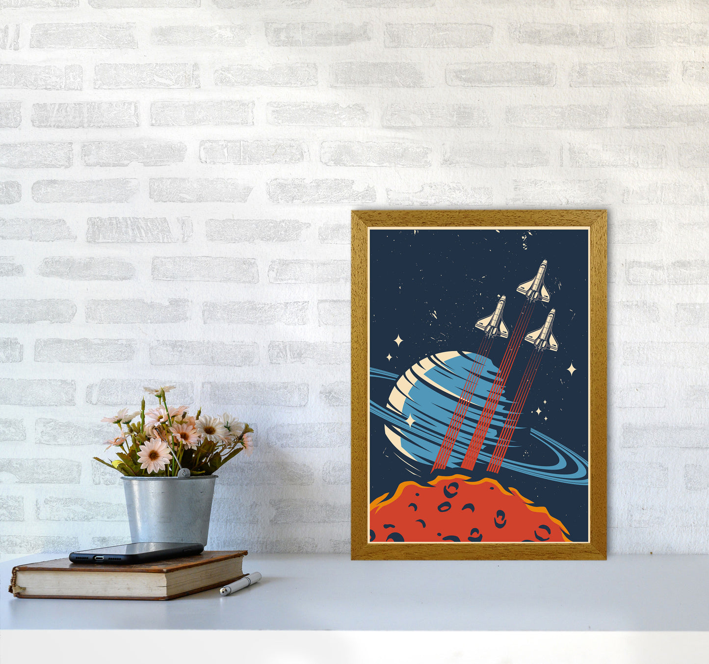 Outer Space Series - #1 Art Print by Jason Stanley A3 Print Only