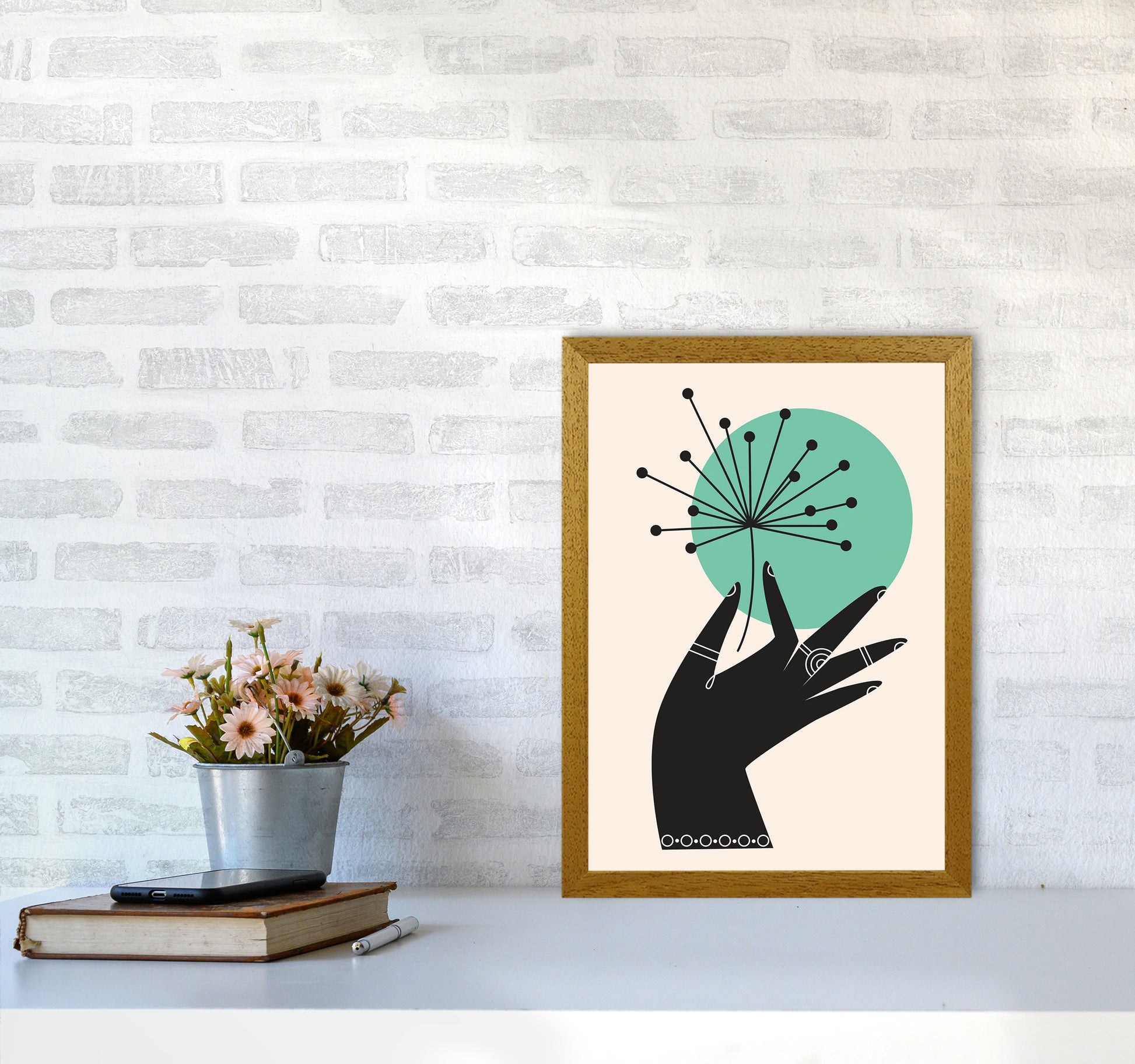 What A Pretty Flower Art Print by Jason Stanley A3 Print Only