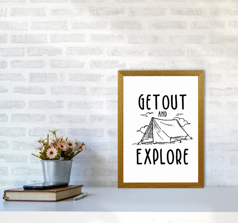 Get Out And Explore Art Print by Jason Stanley A3 Print Only