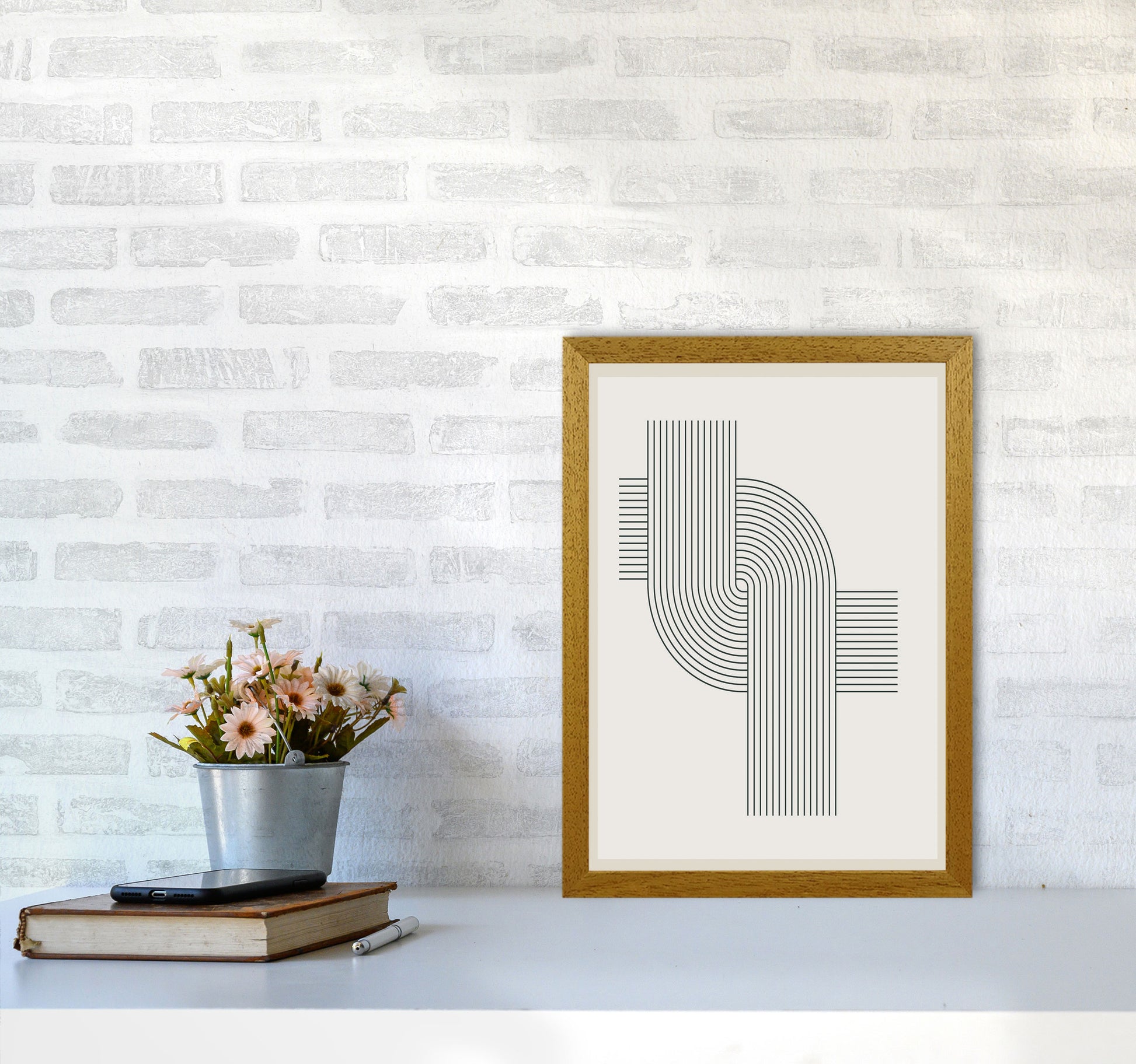 Modern Geometric 3 Art Print by Jason Stanley A3 Print Only