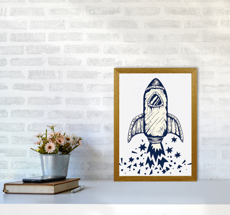 5-4-3-2-1-Blastoff Art Print by Jason Stanley A3 Print Only