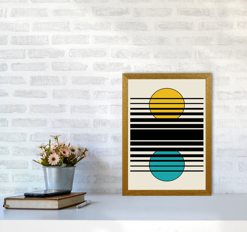 Geometric Suns III Art Print by Jason Stanley A3 Print Only