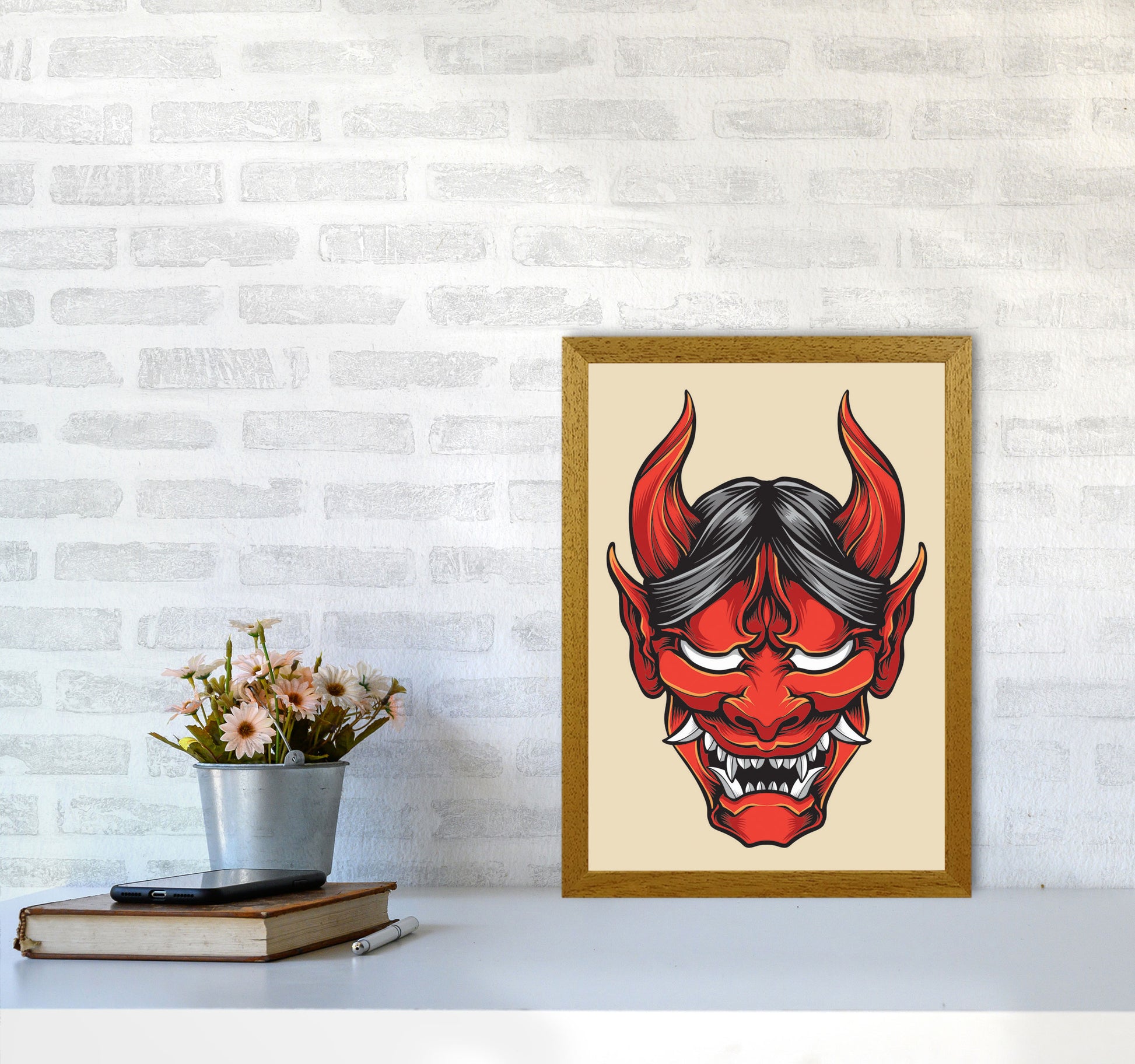 Japanese Folklore Art Print by Jason Stanley A3 Print Only