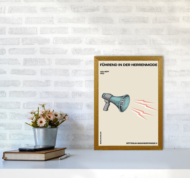 Bauhaus Megaphone Art Print by Jason Stanley A3 Print Only