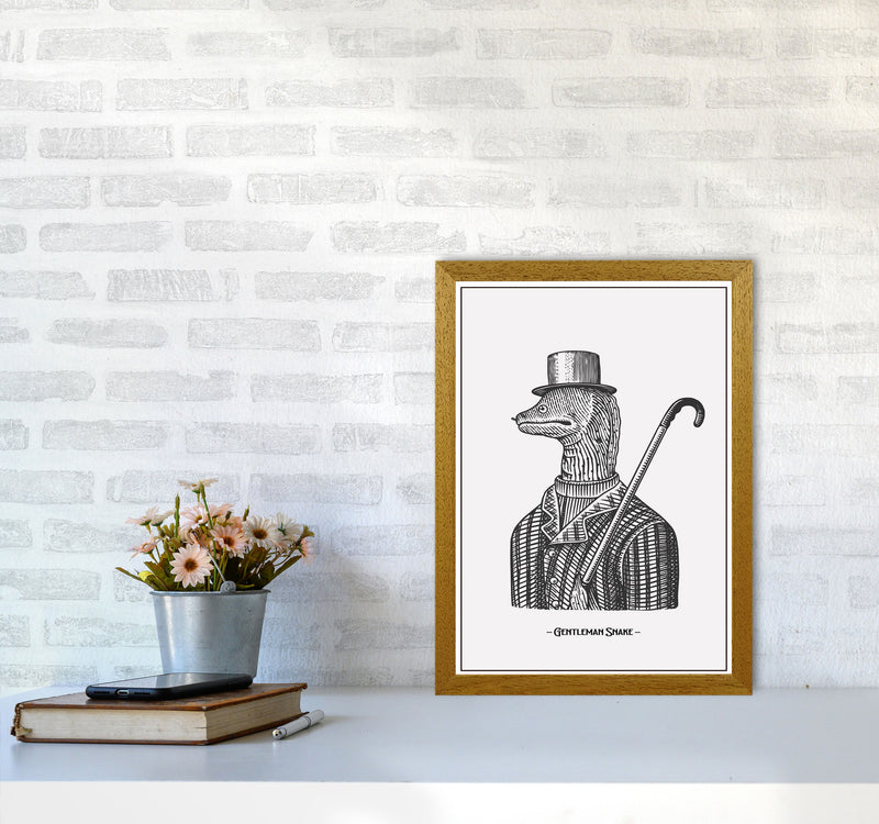 Gentlemen Snake Art Print by Jason Stanley A3 Print Only