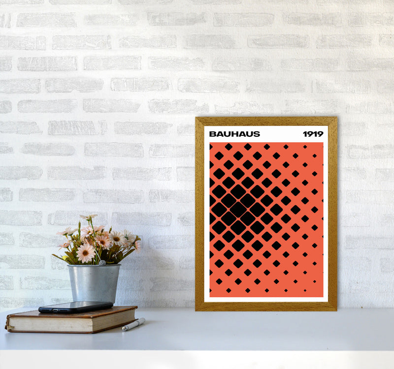 Bauhaus 1919 Red Art Print by Jason Stanley A3 Print Only