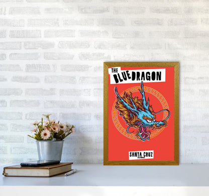 The Blue Dragon Art Print by Jason Stanley A3 Print Only
