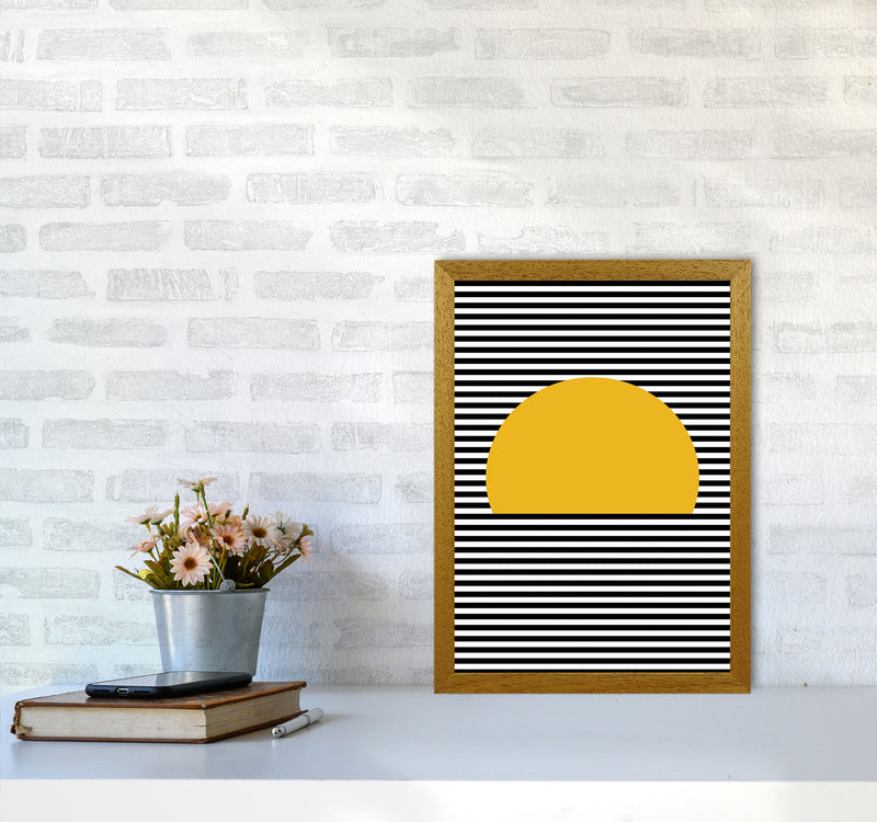 Sunset Line Art Art Print by Jason Stanley A3 Print Only