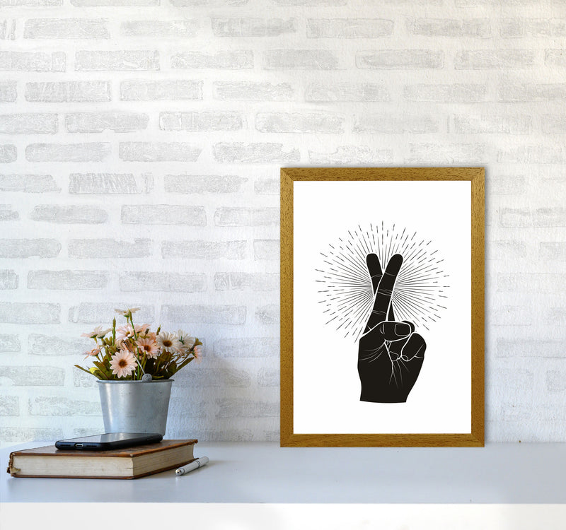Fingers Crossed Art Print by Jason Stanley A3 Print Only