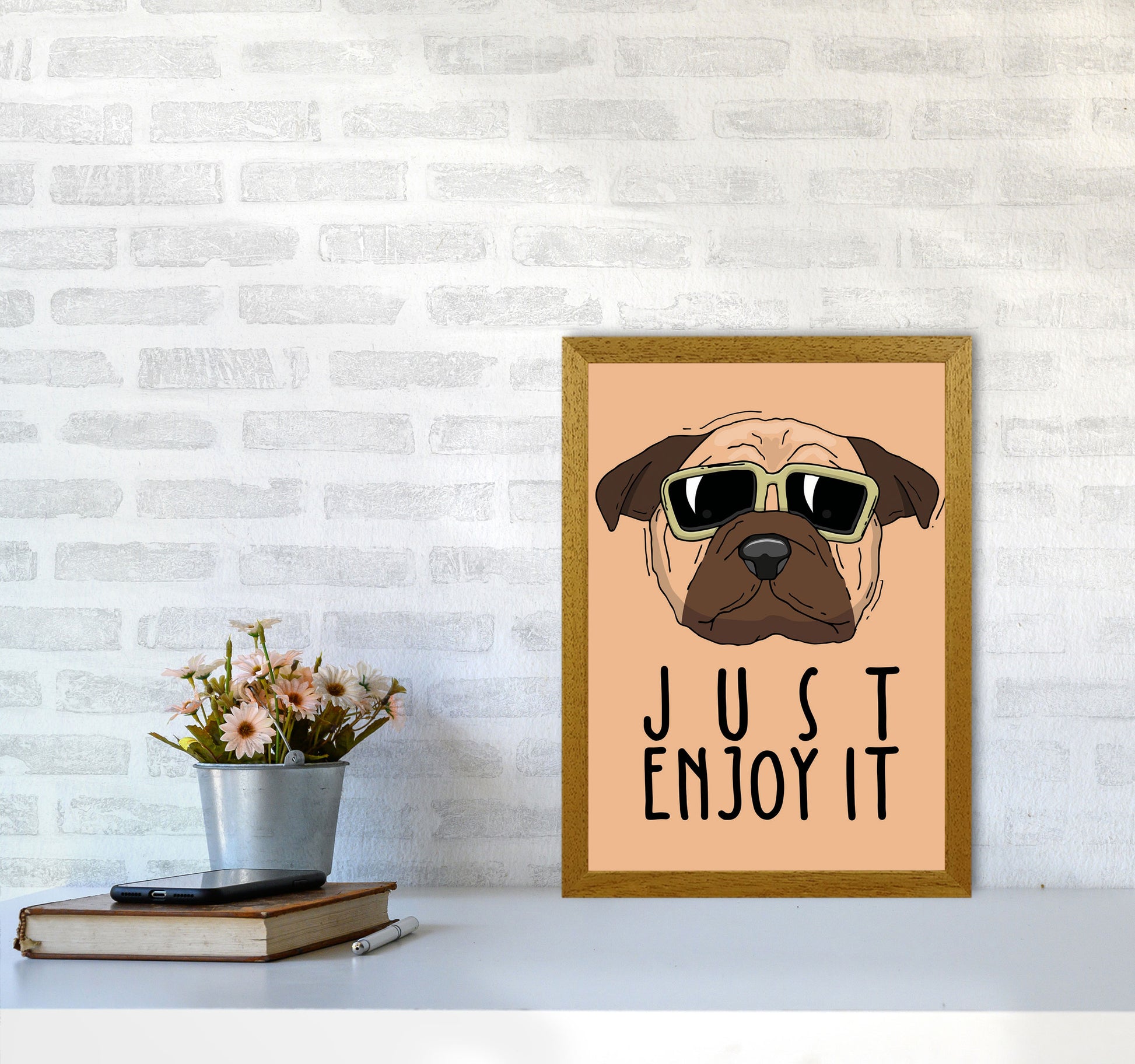 Just Enjoy It Art Print by Jason Stanley A3 Print Only