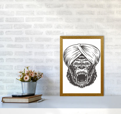 Wise Gorilla Art Print by Jason Stanley A3 Print Only