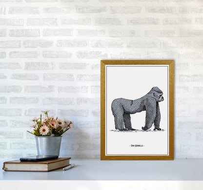 The Gorilla Art Print by Jason Stanley A3 Print Only