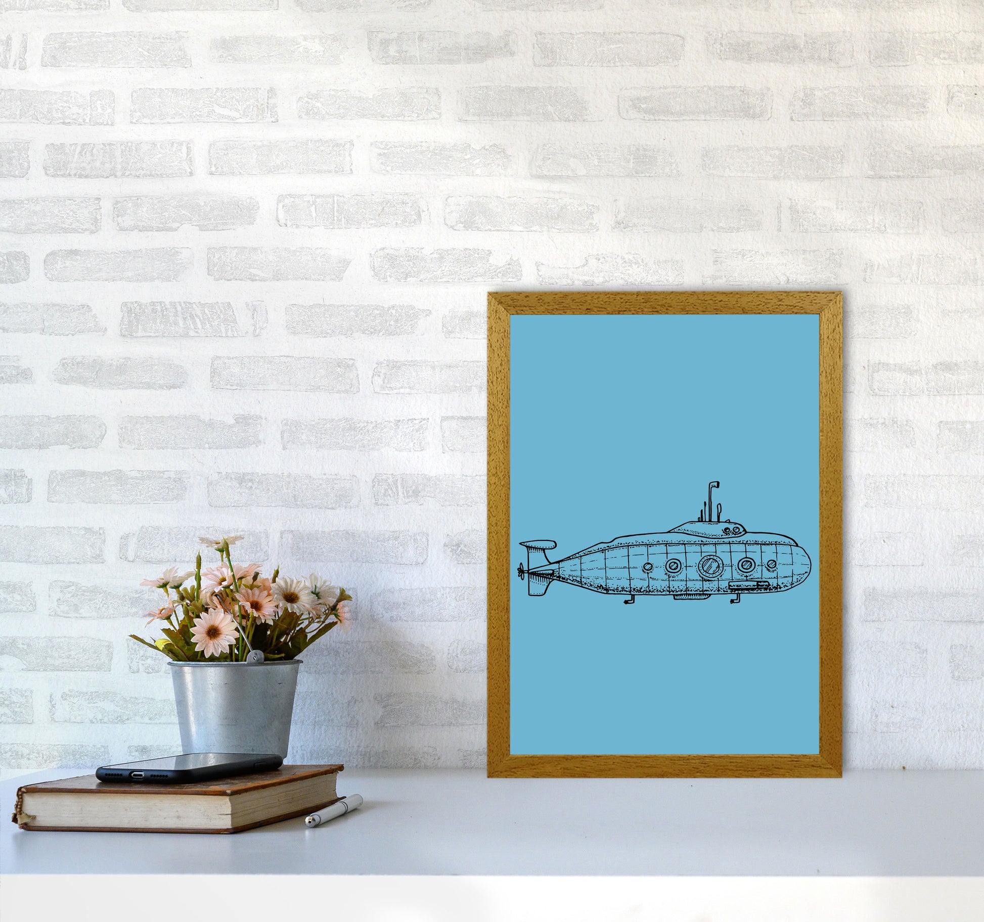 Below Sea Art Print by Jason Stanley A3 Print Only