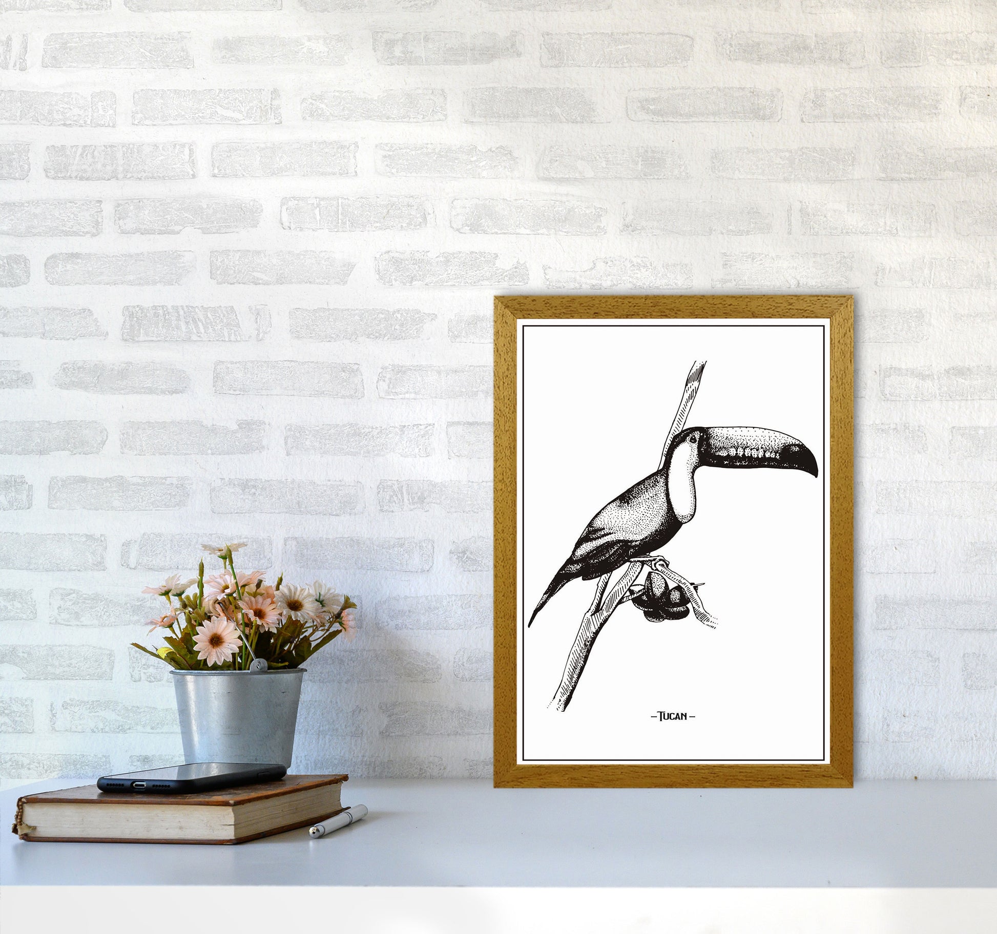 Tucan Art Print by Jason Stanley A3 Print Only