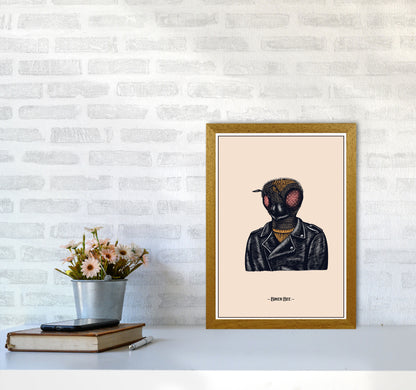 Biker Bee Art Print by Jason Stanley A3 Print Only