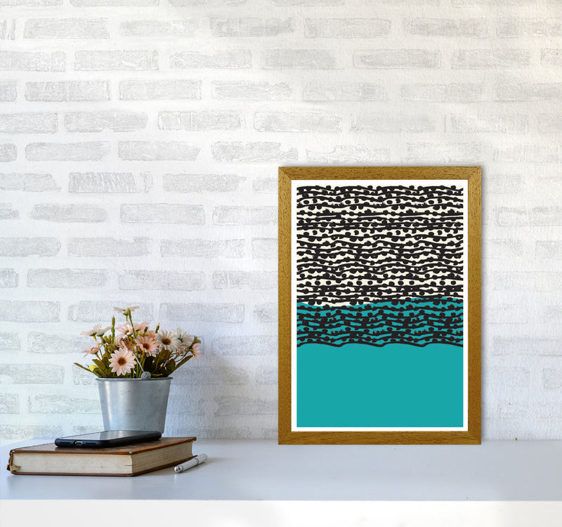 Blue Vibe Art Print by Jason Stanley A3 Print Only