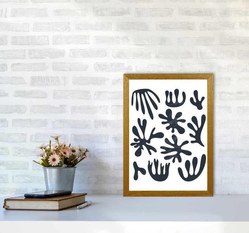 Minimal Abstract Algae I Art Print by Jason Stanley A3 Print Only