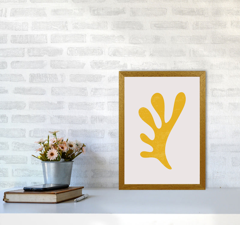 Abstract Yellow Algae Art Print by Jason Stanley A3 Print Only