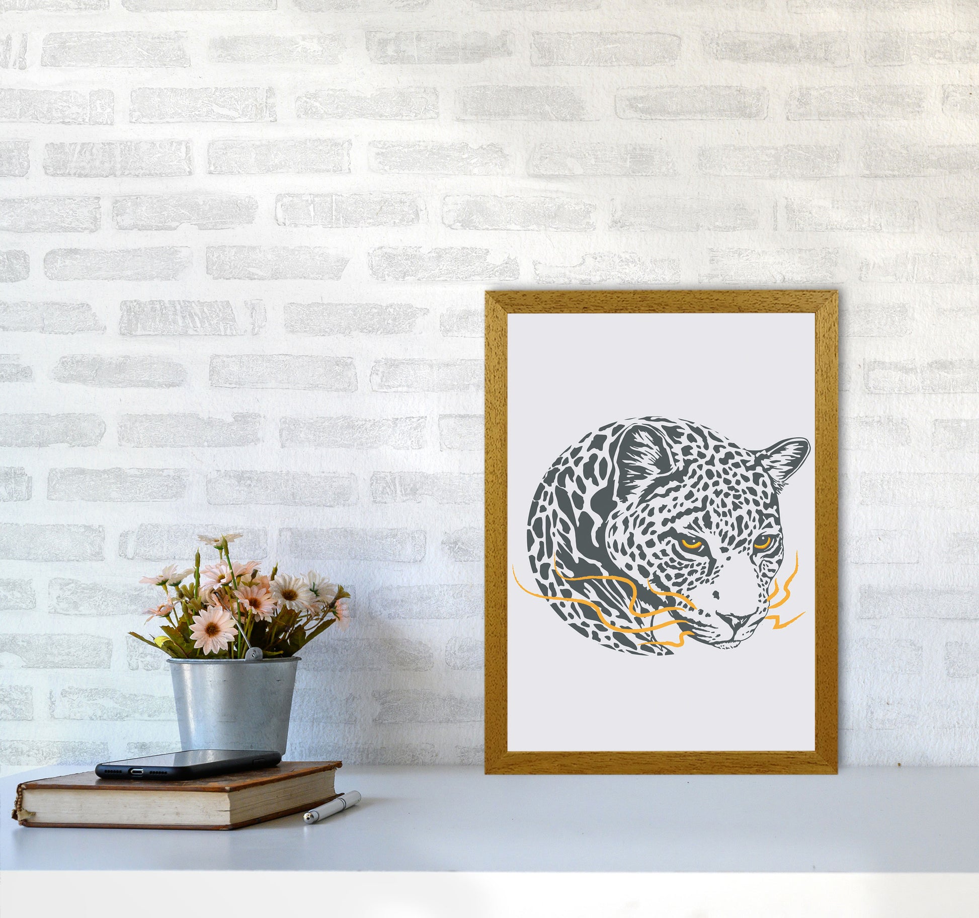 Wise Leopard Art Print by Jason Stanley A3 Print Only