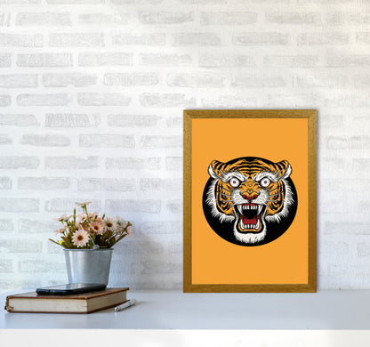 Vintage Tiger Art Print by Jason Stanley A3 Print Only