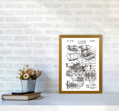Taco Cooking Machine Patent Art Print by Jason Stanley A3 Print Only