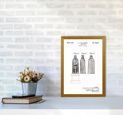 Chess Piece Patent Art Print by Jason Stanley A3 Print Only