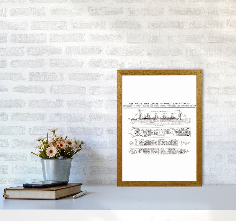 Titanic Patent 2 Art Print by Jason Stanley A3 Print Only