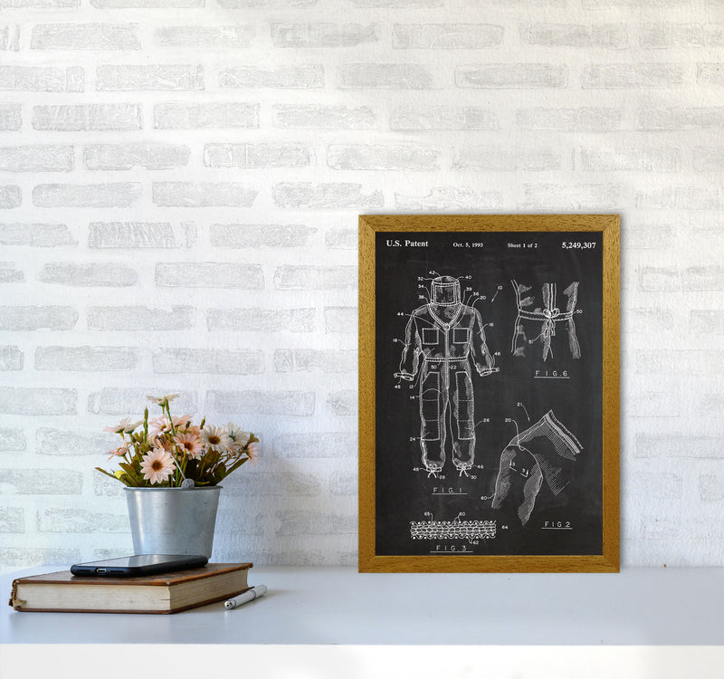 Bee Suit Patent Art Print by Jason Stanley A3 Print Only