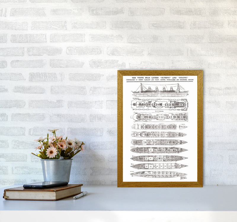 Titanic Patent Art Print by Jason Stanley A3 Print Only