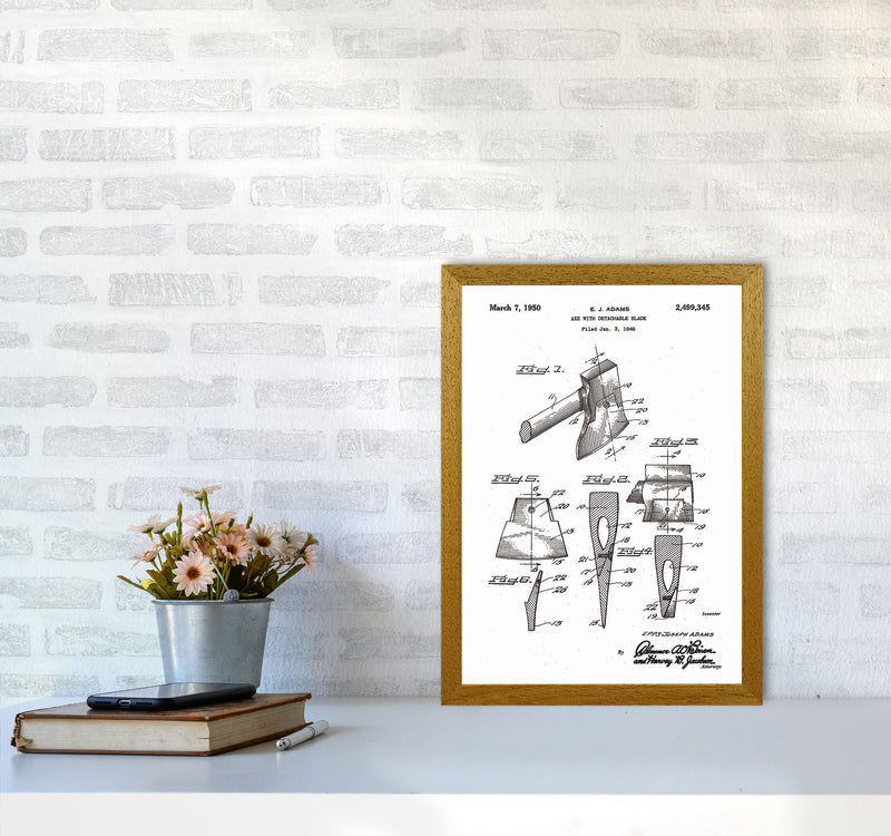Axe Patent Art Print by Jason Stanley A3 Print Only