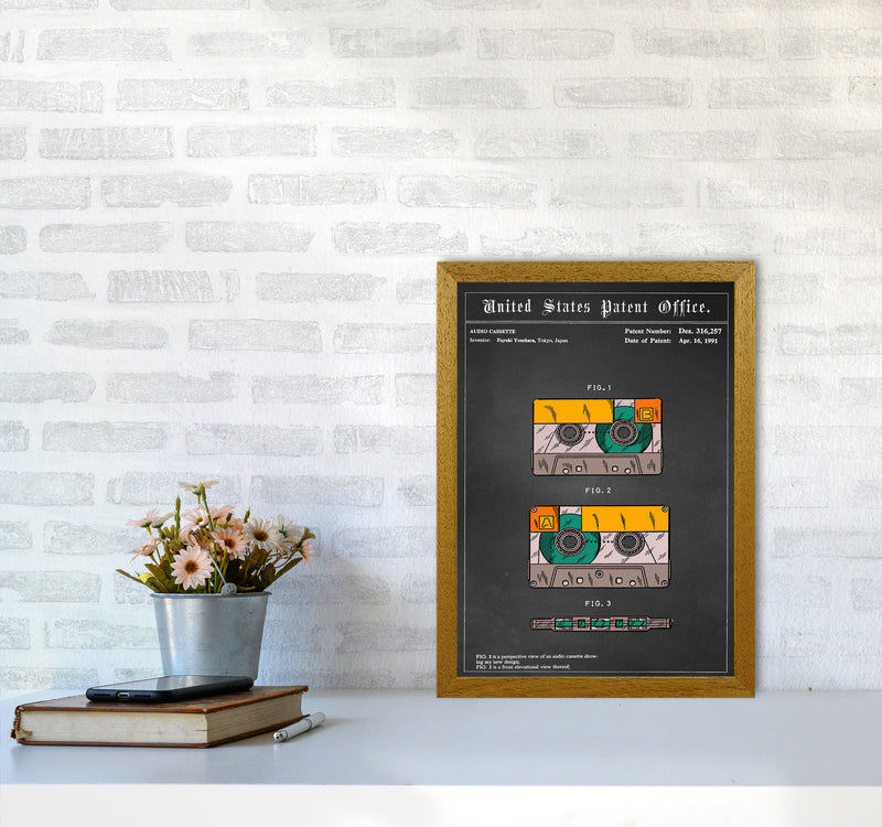Casette Tape Art Print by Jason Stanley A3 Print Only