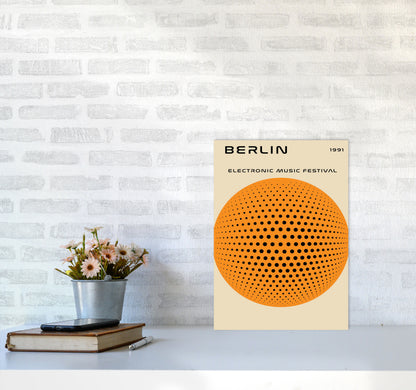 Berlin Electronic Music Festival Art Print by Jason Stanley A3 Black Frame
