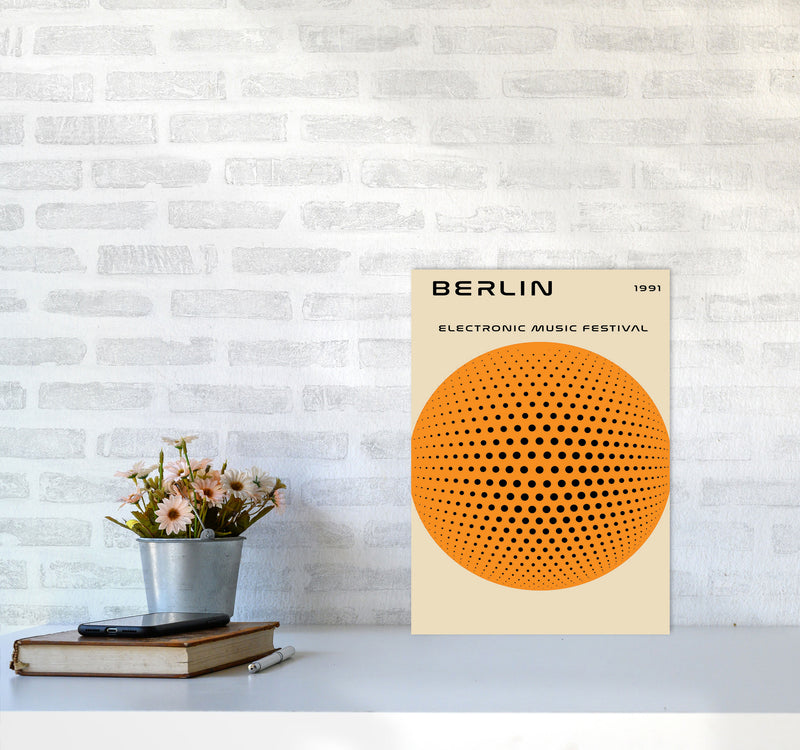 Berlin Electronic Music Festival Art Print by Jason Stanley A3 Black Frame