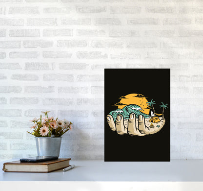 Grab A Handfull Of What You Love Art Print by Jason Stanley A3 Black Frame
