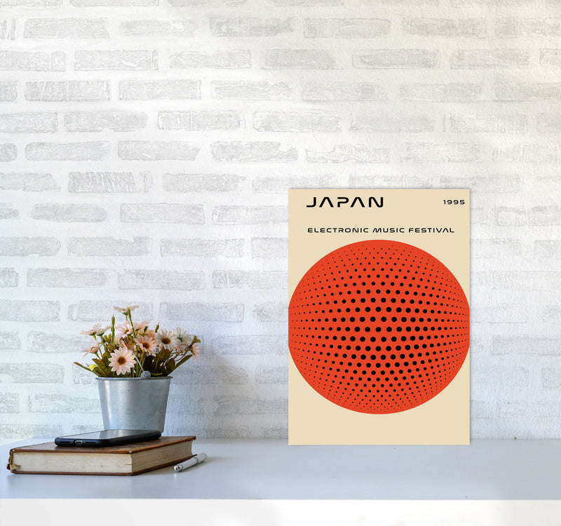Japan Electronic Music Festival Art Print by Jason Stanley A3 Black Frame