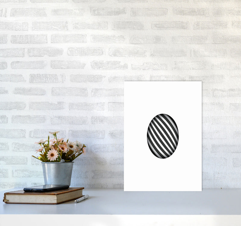 Minimal Geometric Series - 48 Art Print by Jason Stanley A3 Black Frame