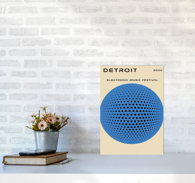 Detroit Electronic Music Festival Art Print by Jason Stanley A3 Black Frame