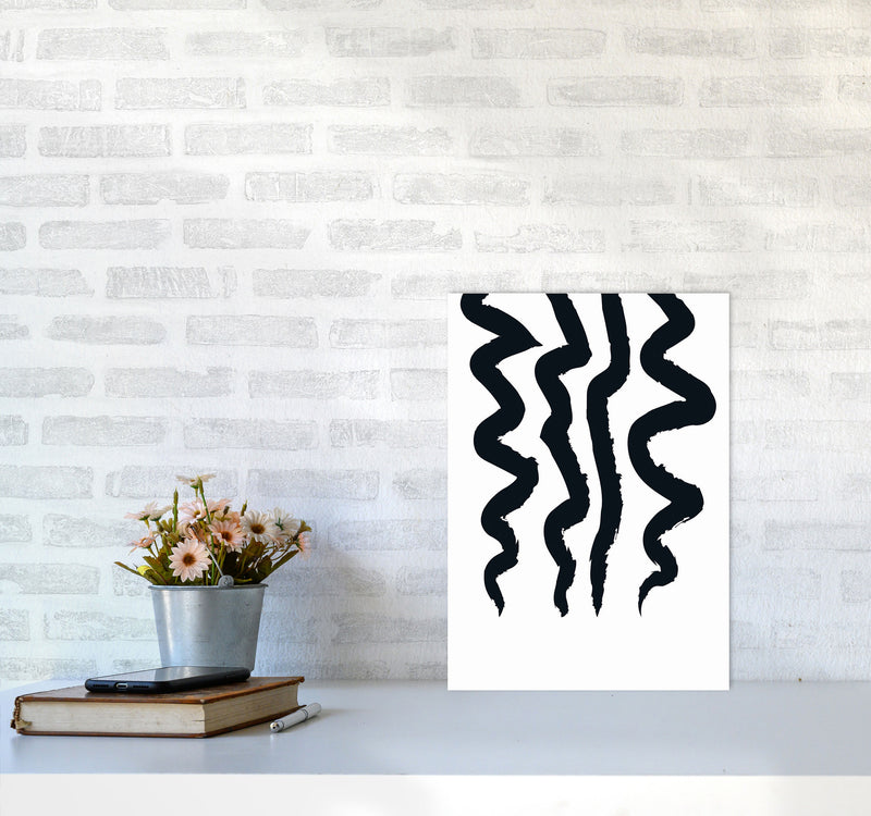 Minimal Geometric Series - 45 Art Print by Jason Stanley A3 Black Frame