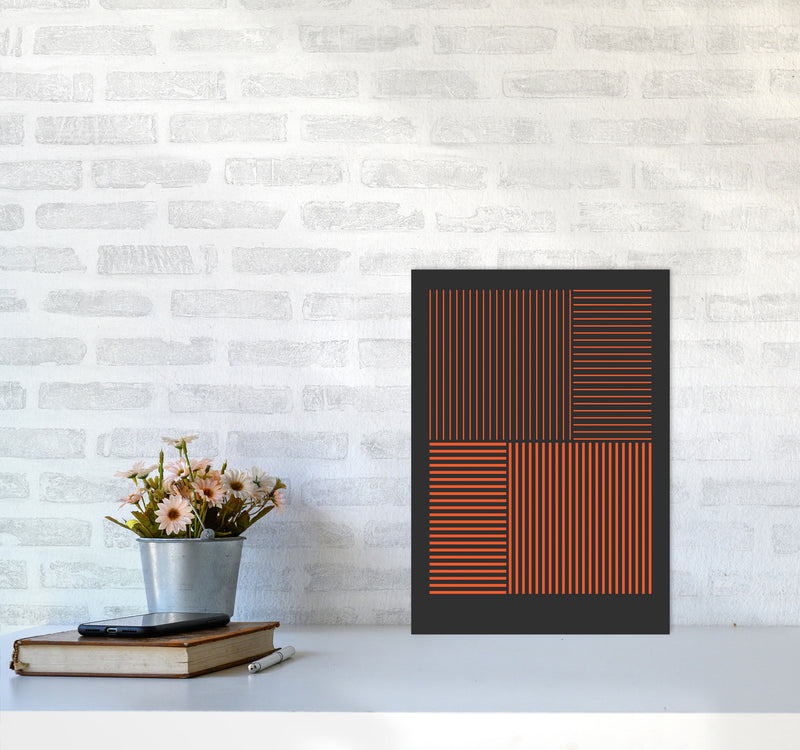 Minimal Geometric Series - 24 Art Print by Jason Stanley A3 Black Frame