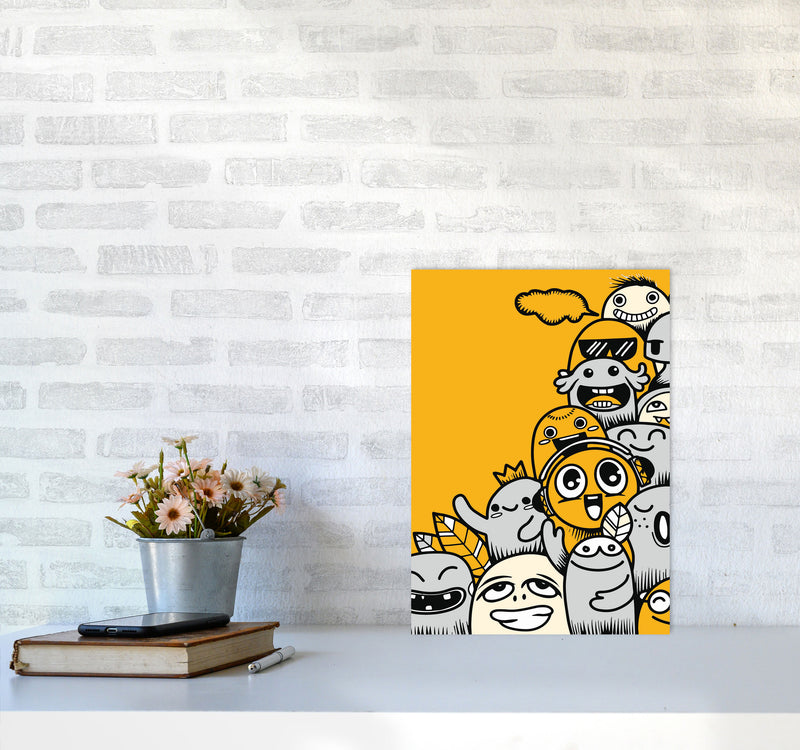 Happiness Comes In Many Forms Art Print by Jason Stanley A3 Black Frame
