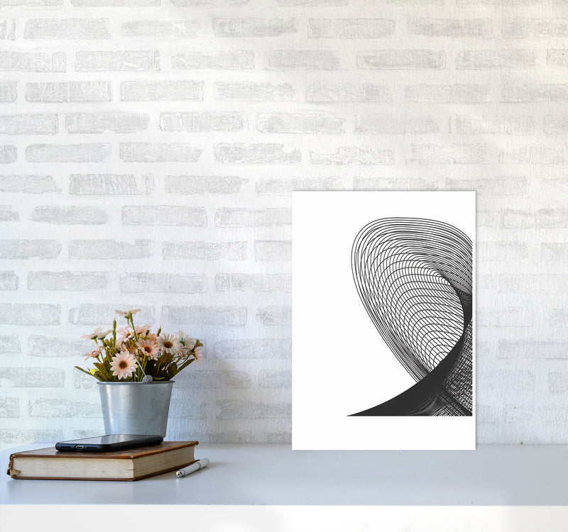 Minimal Geometric Series - 14 Art Print by Jason Stanley A3 Black Frame