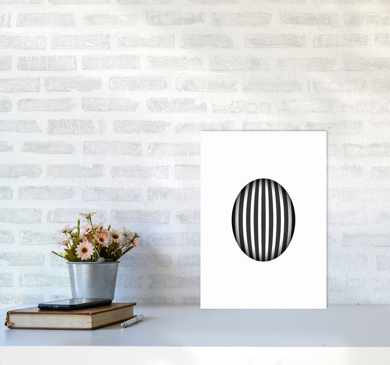 Minimal Geometric Series - 47 Art Print by Jason Stanley A3 Black Frame